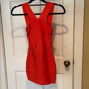 Red bandage dress